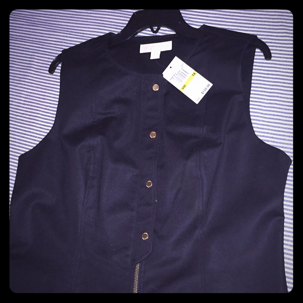 BNWT Michael Kors Black Shift Dress SZ 14